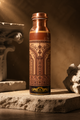 Crockerywala Pure Copper Royal Noor-Heritage Water Bottle