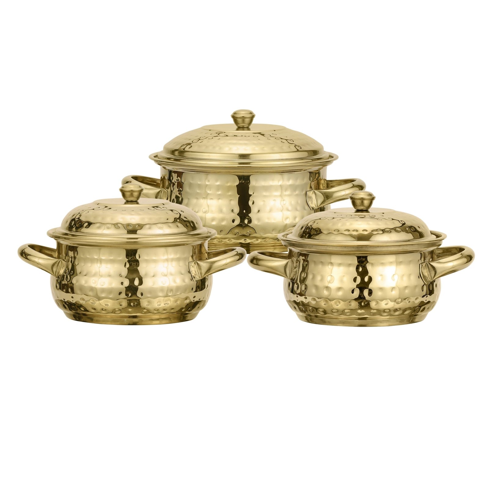 51 - Piece Stainless Steel PVD Gold Finish Dinner Set - CROCKERY WALA AND COMPANY