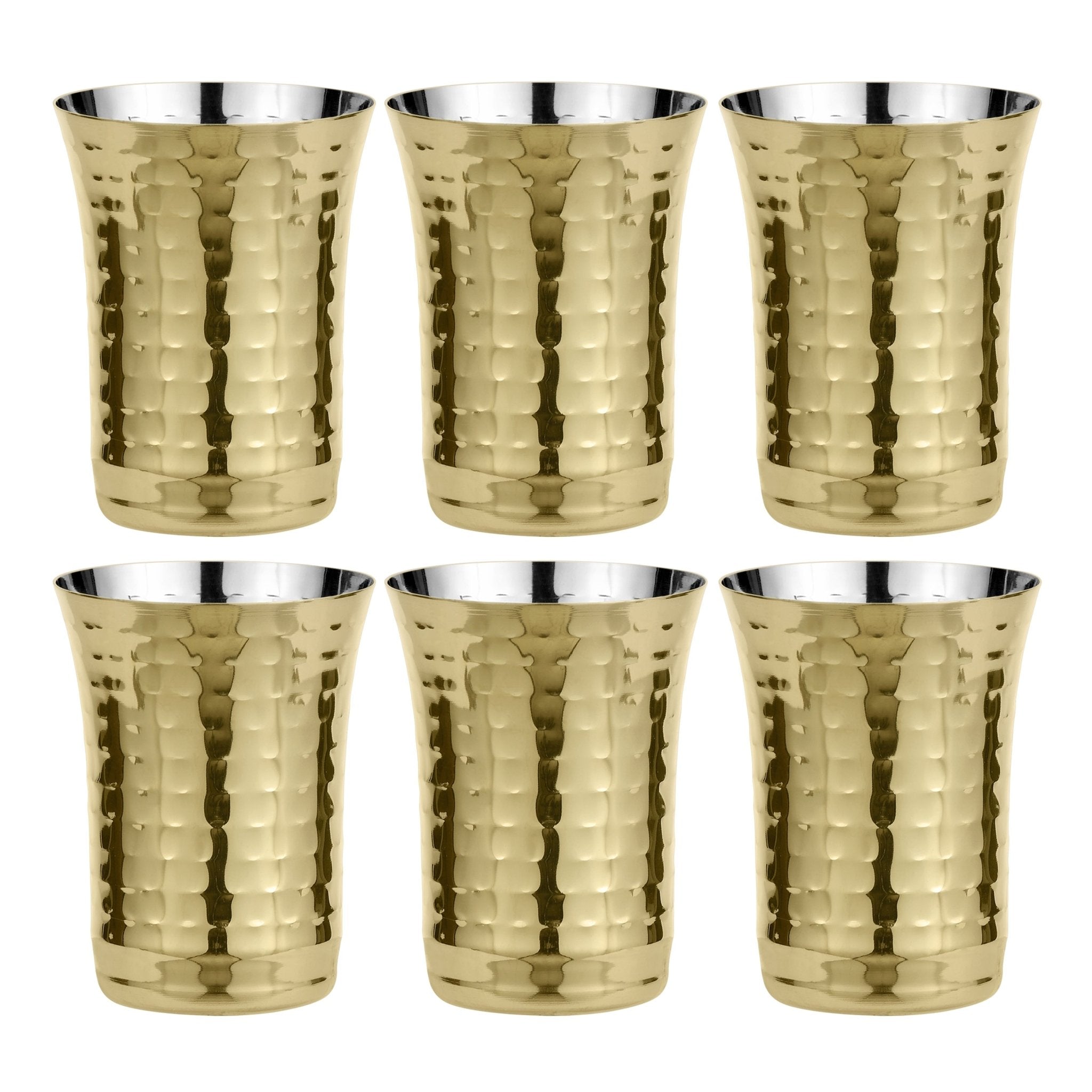 51 - Piece Stainless Steel PVD Gold Finish Dinner Set - CROCKERY WALA AND COMPANY