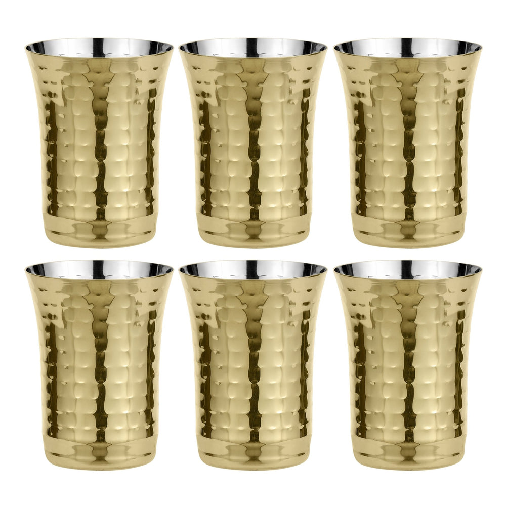 51 - Piece Stainless Steel PVD Gold Finish Dinner Set - CROCKERY WALA AND COMPANY