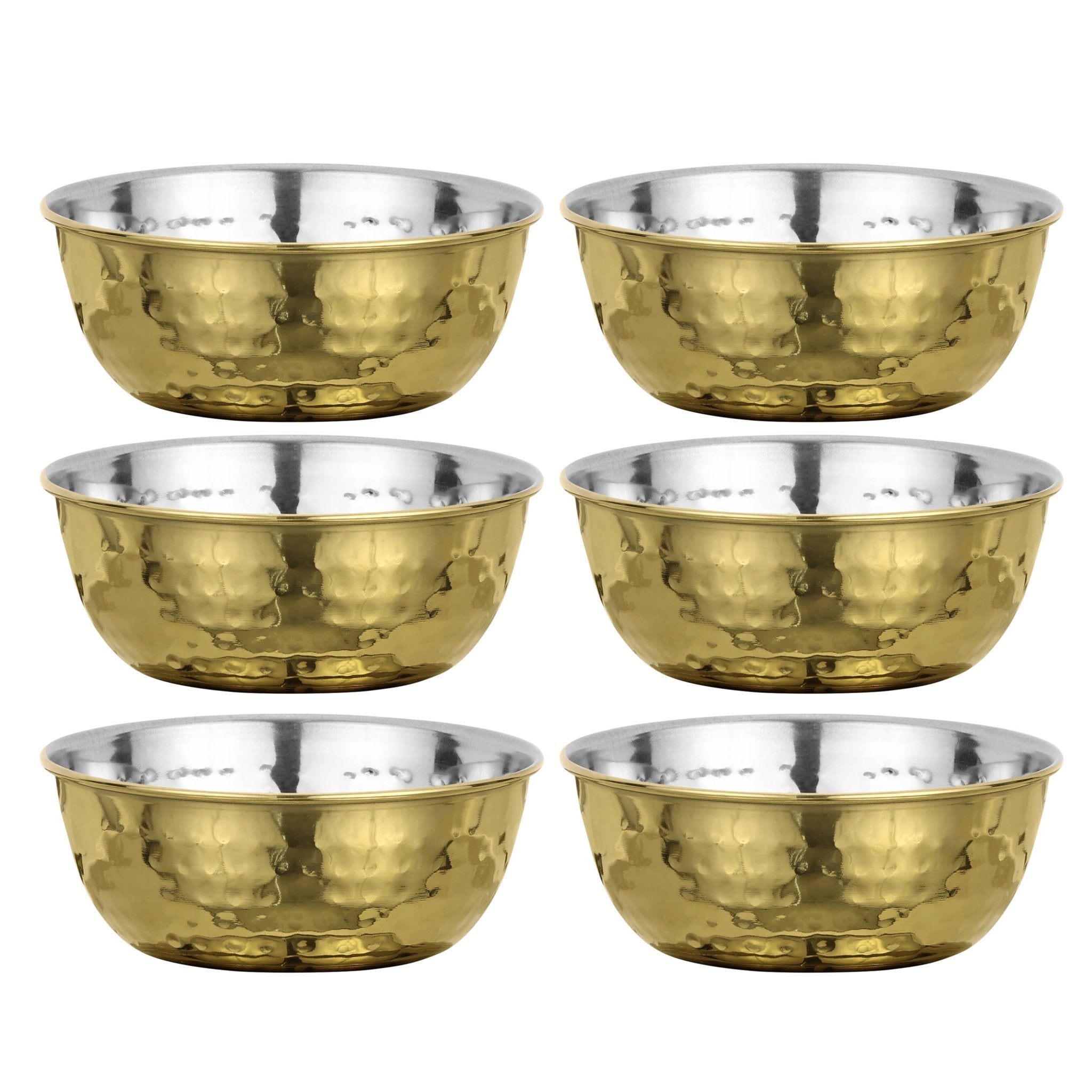 51 - Piece Stainless Steel PVD Gold Finish Dinner Set - CROCKERY WALA AND COMPANY