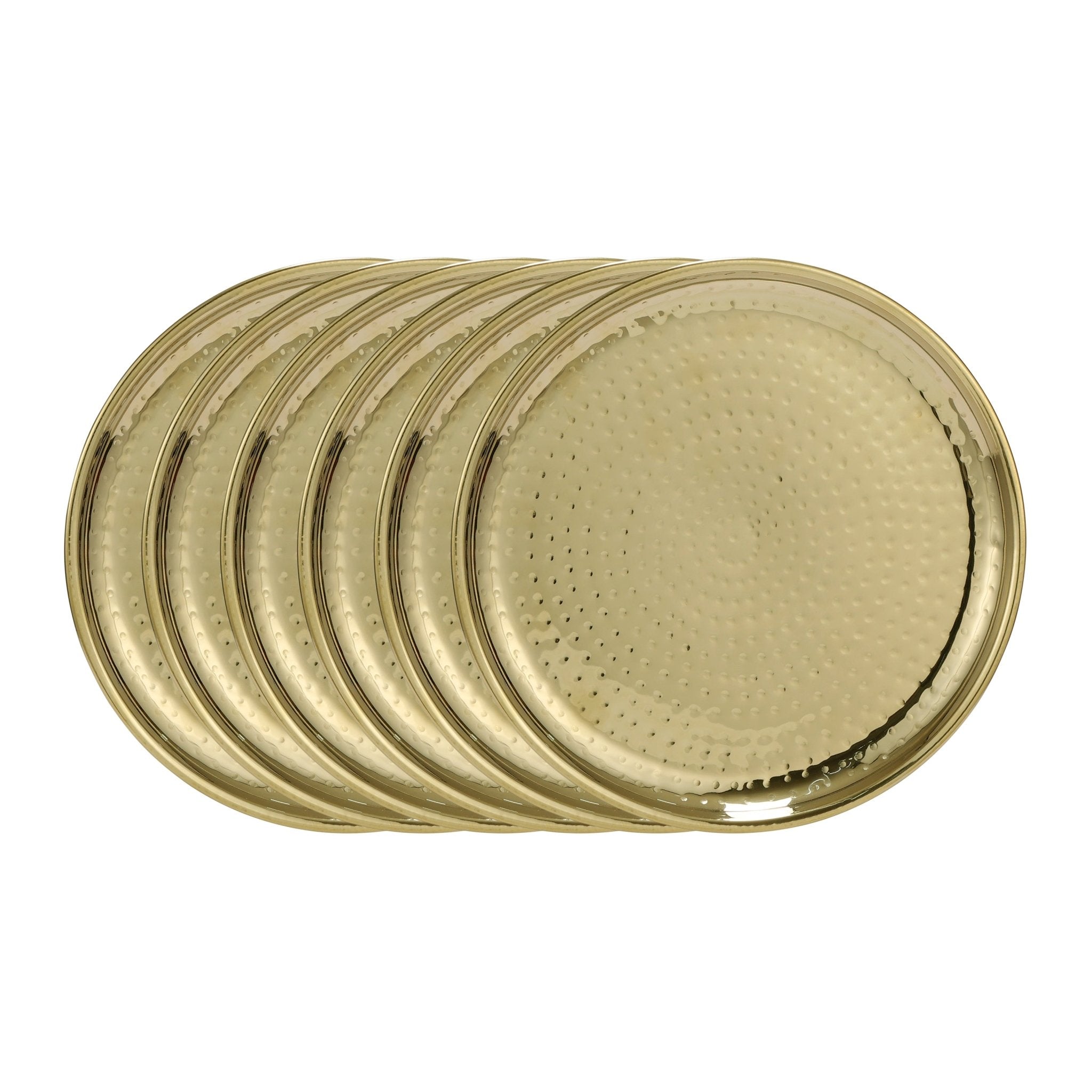 51 - Piece Stainless Steel PVD Gold Finish Dinner Set - CROCKERY WALA AND COMPANY