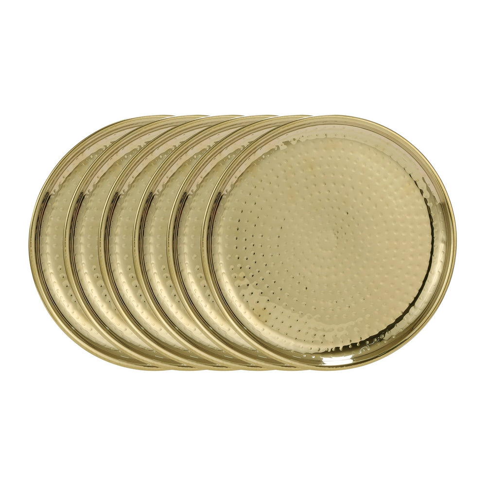 51 - Piece Stainless Steel PVD Gold Finish Dinner Set - CROCKERY WALA AND COMPANY