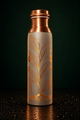 Crockerywala Pure Copper Water Bottle- The Elixir Leaf