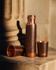 Crockerywala Pure Copper Royal Antique Bottle Set