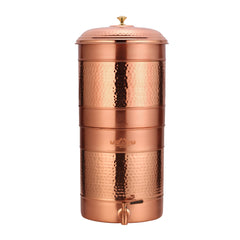 Pure Copper Water Filter Pot for Healthy Hydration crockerywala.com