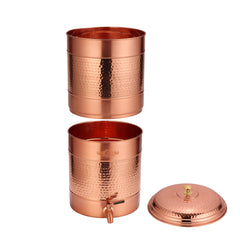 Pure Copper Water Filter Pot for Healthy Hydration crockerywala.com