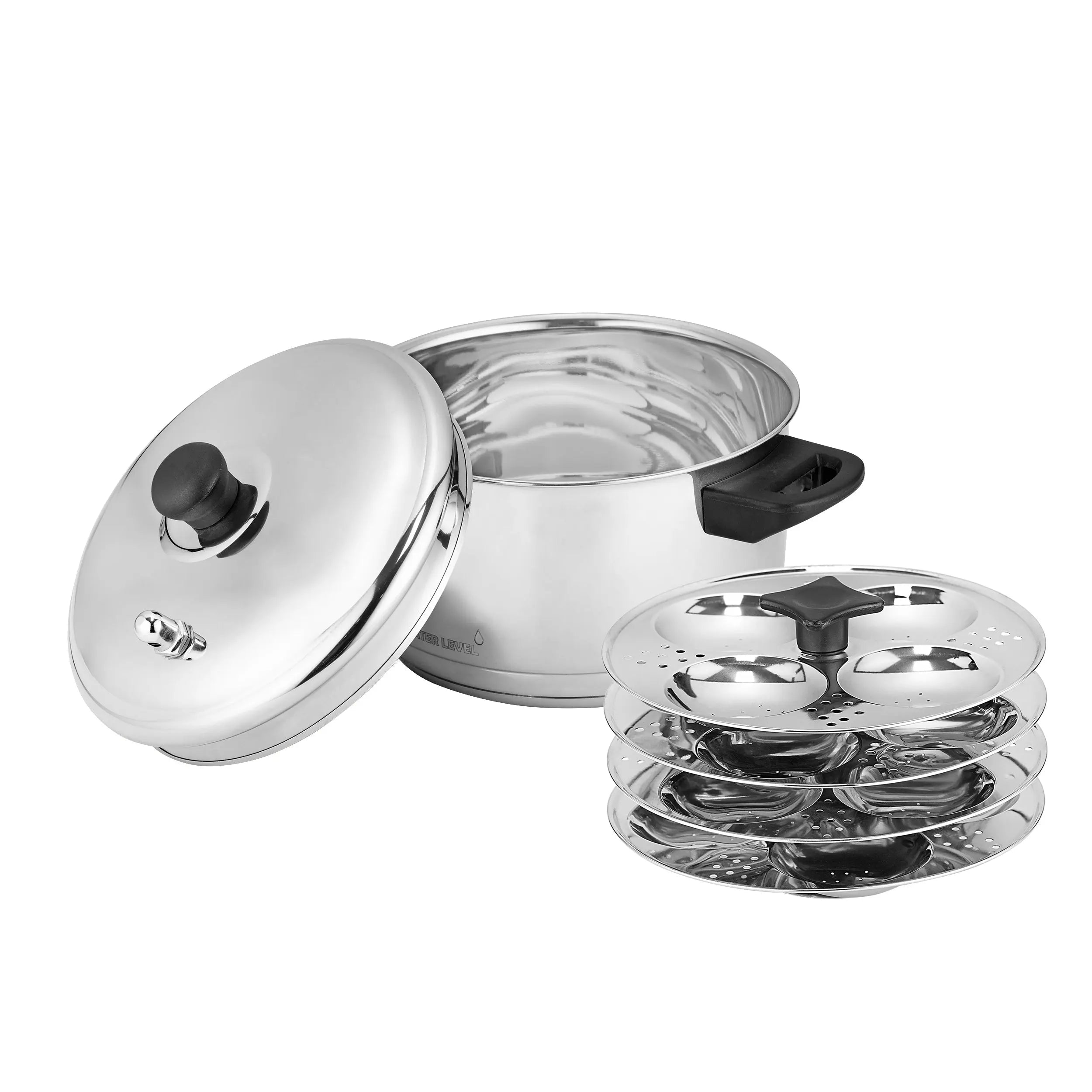 STAINLESS STEEL IDLY COOKER 4 LAYER - CROCKERY WALA AND COMPANY 