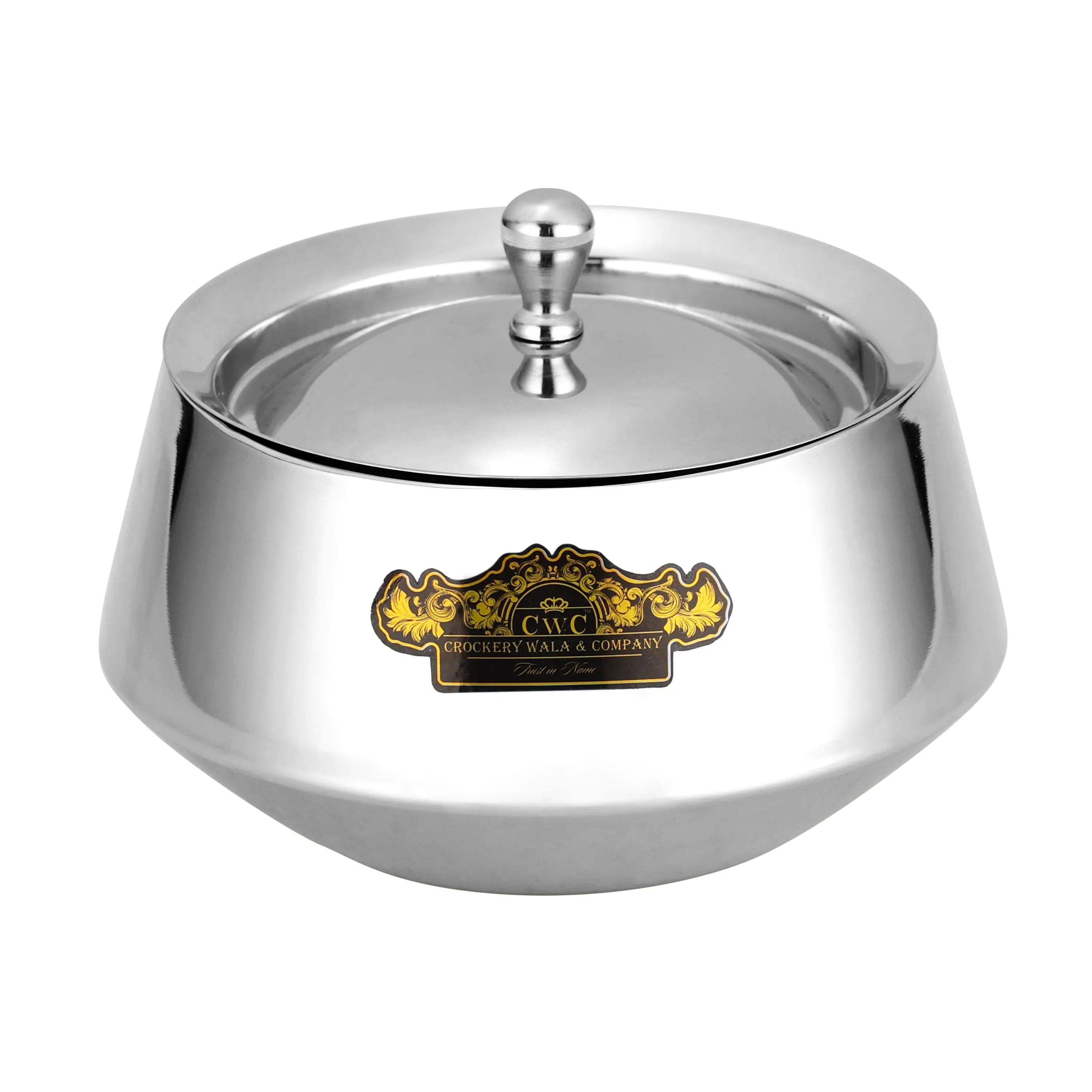 STAINLESS STEEL SERVING BOWL DOUBLE WALL - CROCKERY WALA AND COMPANY 