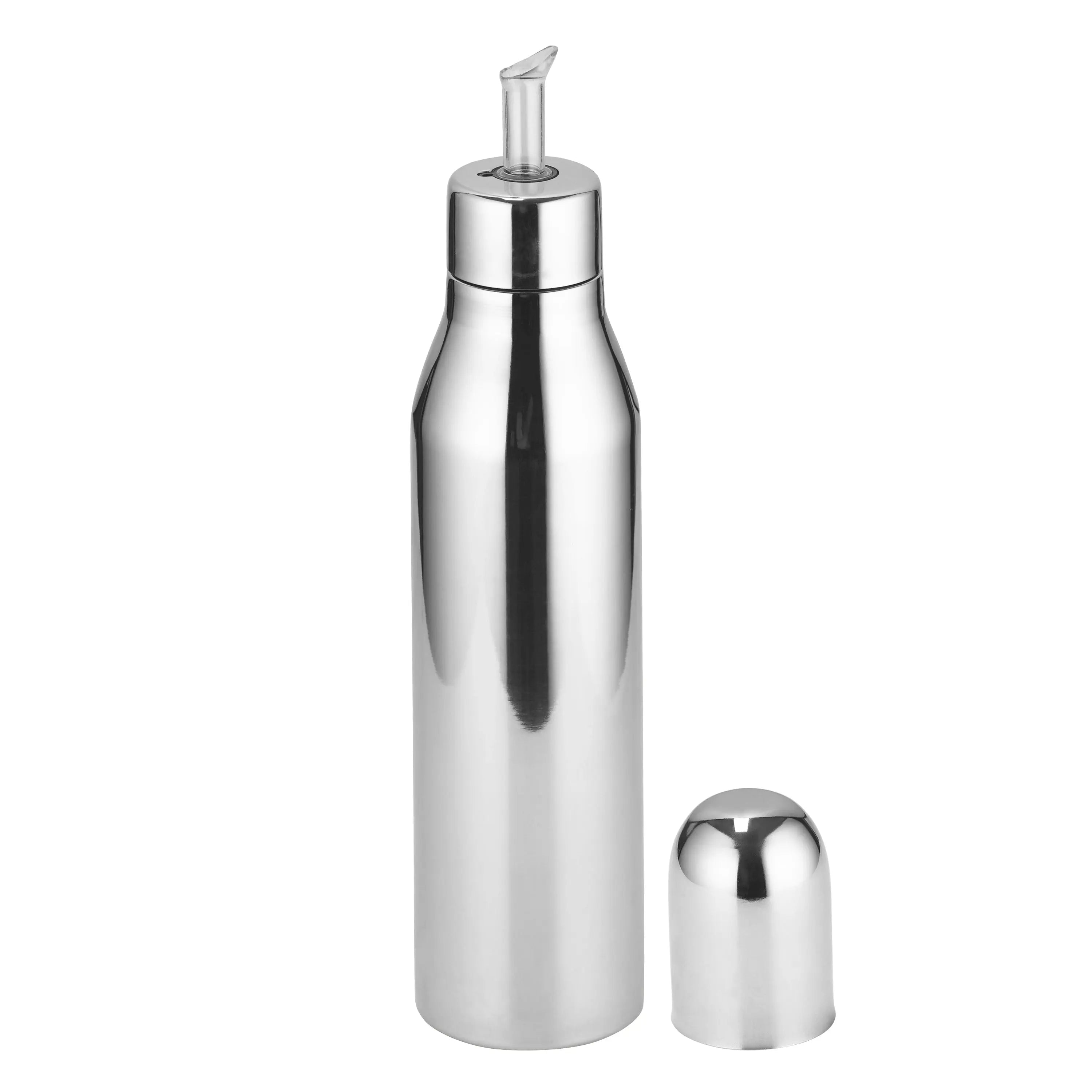 STAINLESS STEEL OIL CAN TALL - CROCKERY WALA AND COMPANY 