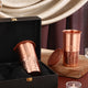 Pure Copper Half Hammered Tumbler Gift Set