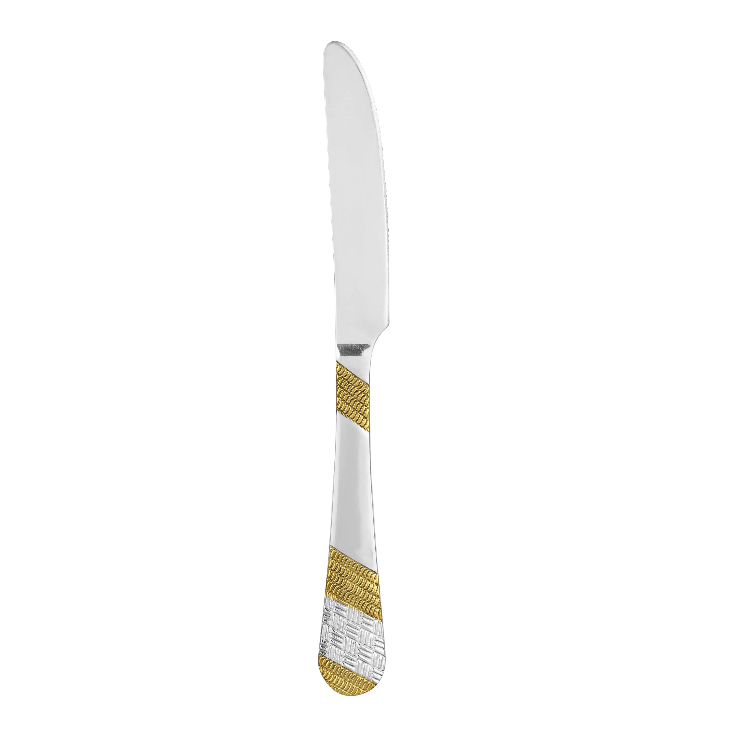 STAINLESS STEEL SPOON TWO TONE 12 G -SET 0F 12 PCS - CROCKERY WALA AND COMPANY 