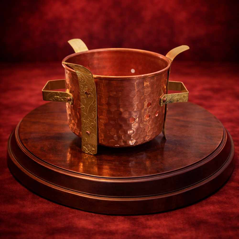 Pure Copper Sigri Stand To Place Handi Karhai Or Many Other Crockery Products