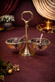Crockery Wala & Company Copper Condiment Pickle Bowl Set