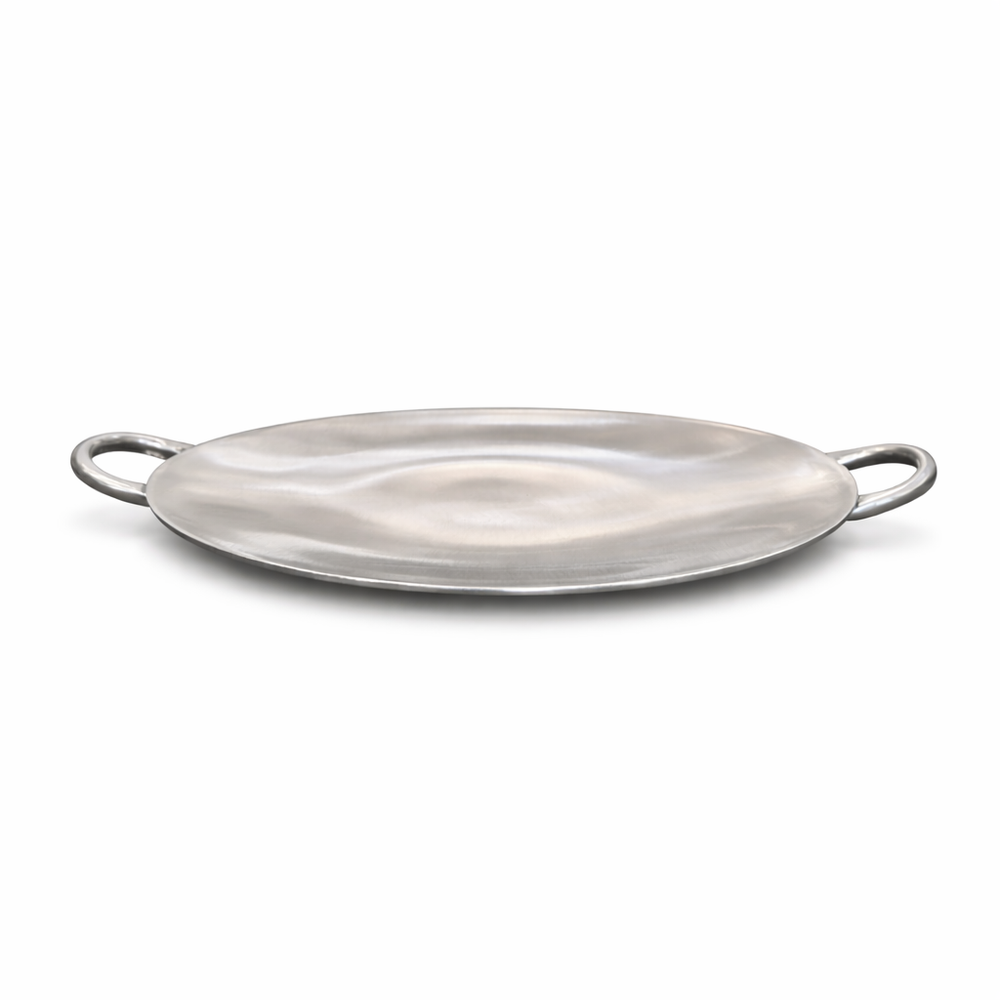 Exquisite Pure Bronze Serving Tawa for Elegant Dining