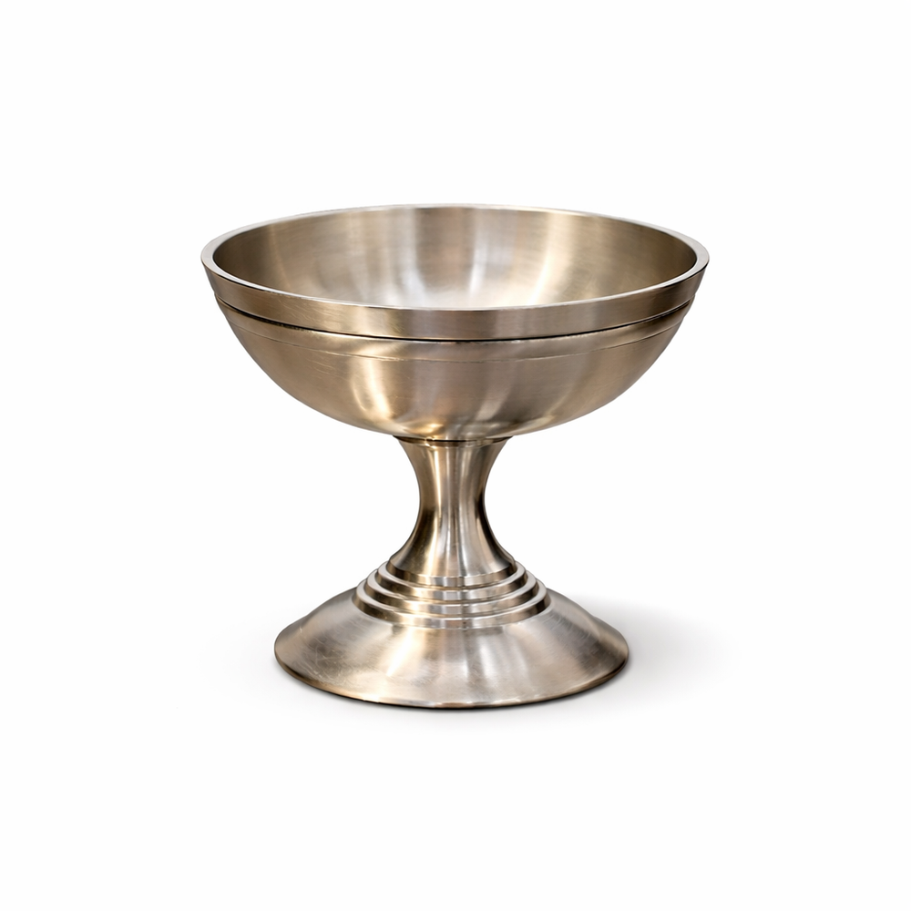 Exquisite Pure Bronze Ice Cream Bowl - Timeless Elegance
