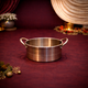 Pure Bronze Sauce Pot - Matte Finish With Both Side Handles