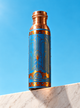 Crockerywala vibrant royal blue finish Pure Copper Water Bottle