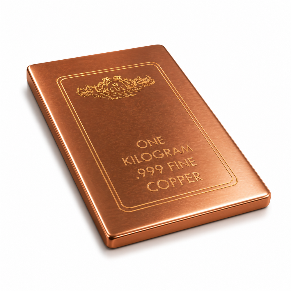 Pure Copper Bars – 5 KG Set (5 x 1 KG) | 99.9% Pure Copper