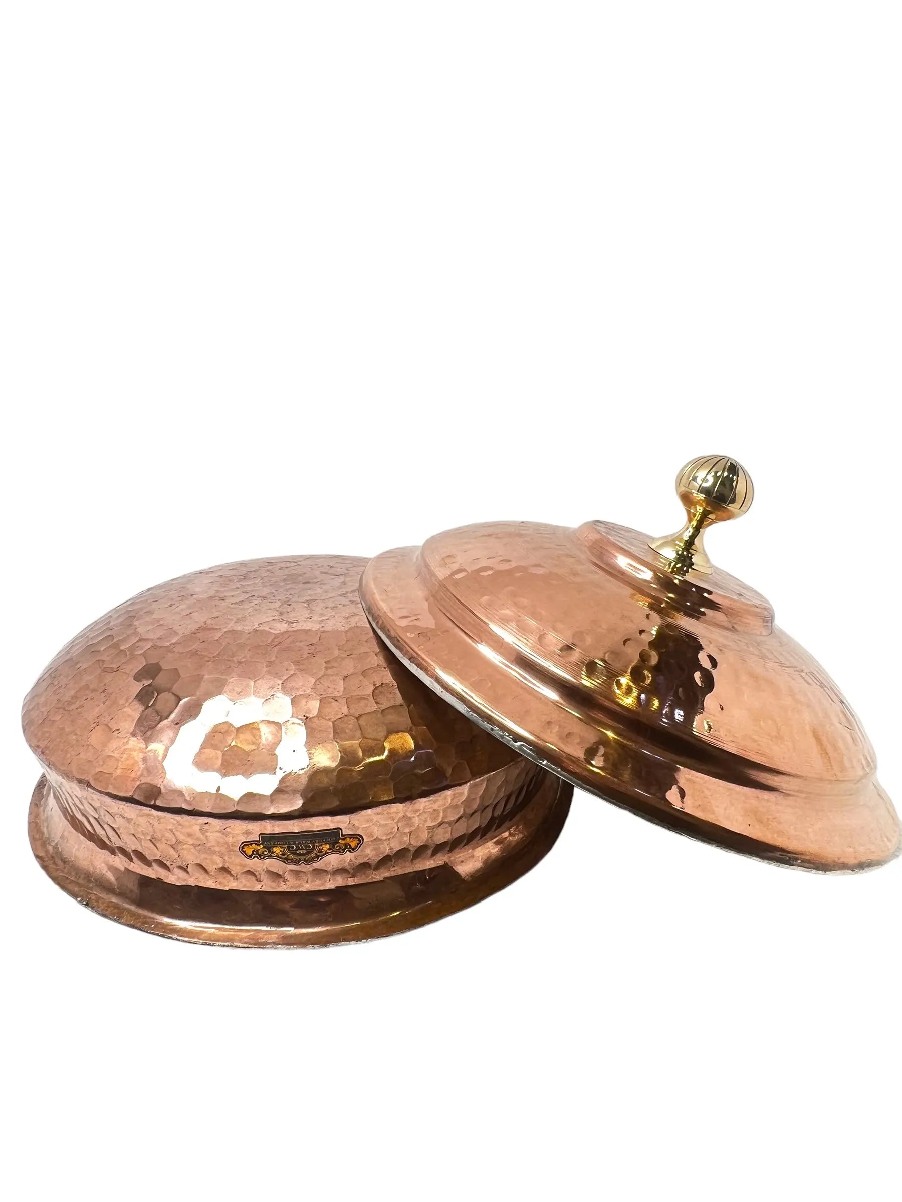 Pure Copper Handi Lagan With Copper Lid For Cooking