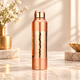 Copper Bottle Vintage Half Designer for Elegant Hydration - Pure Copper