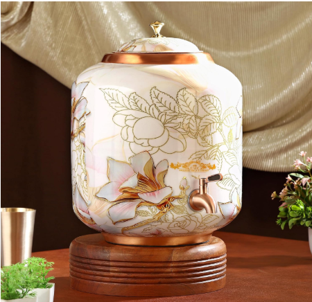 PC Meena Glossy Dispenser for Stylish Home Decor CROCKERY WALA AND COMPANY