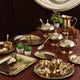 Pure Brass Dinner Set 70 Pcs Set | Mughal Itching Design