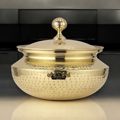 Pure Brass Patili Handi For Cooking Meat Dal Nahari CROCKERY WALA AND COMPANY