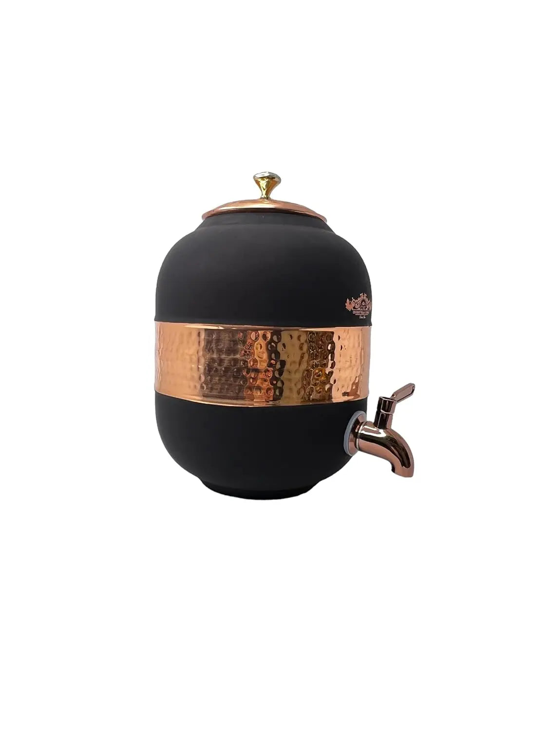 Pure Copper Water Dispenser Velvet Finish (4 litres) CROCKERY WALA AND COMPANY