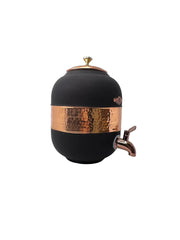 Pure Copper Water Dispenser Velvet Finish (4 litres) CROCKERY WALA AND COMPANY
