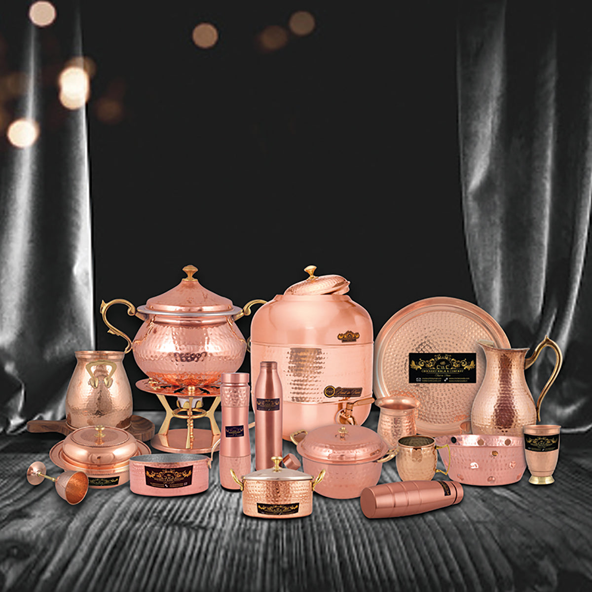 Copper bottle, copper jug, copper thali, copper handi, copper lagan, copper chaffing dish, copper glass, copper jug, copper dispenser 