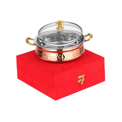 COPPER STEEL SERVING ROYAL HANDI - CROCKERY WALA AND COMPANY