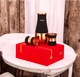 Crockery Wala and Company Copper Bottle and Glass Gift Set Curve Designer Cherry 1 L
