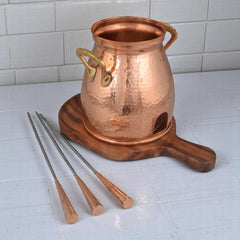 Crockery Wala And Company Handmade Table Copper Tandoor - CROCKERY WALA AND COMPANY
