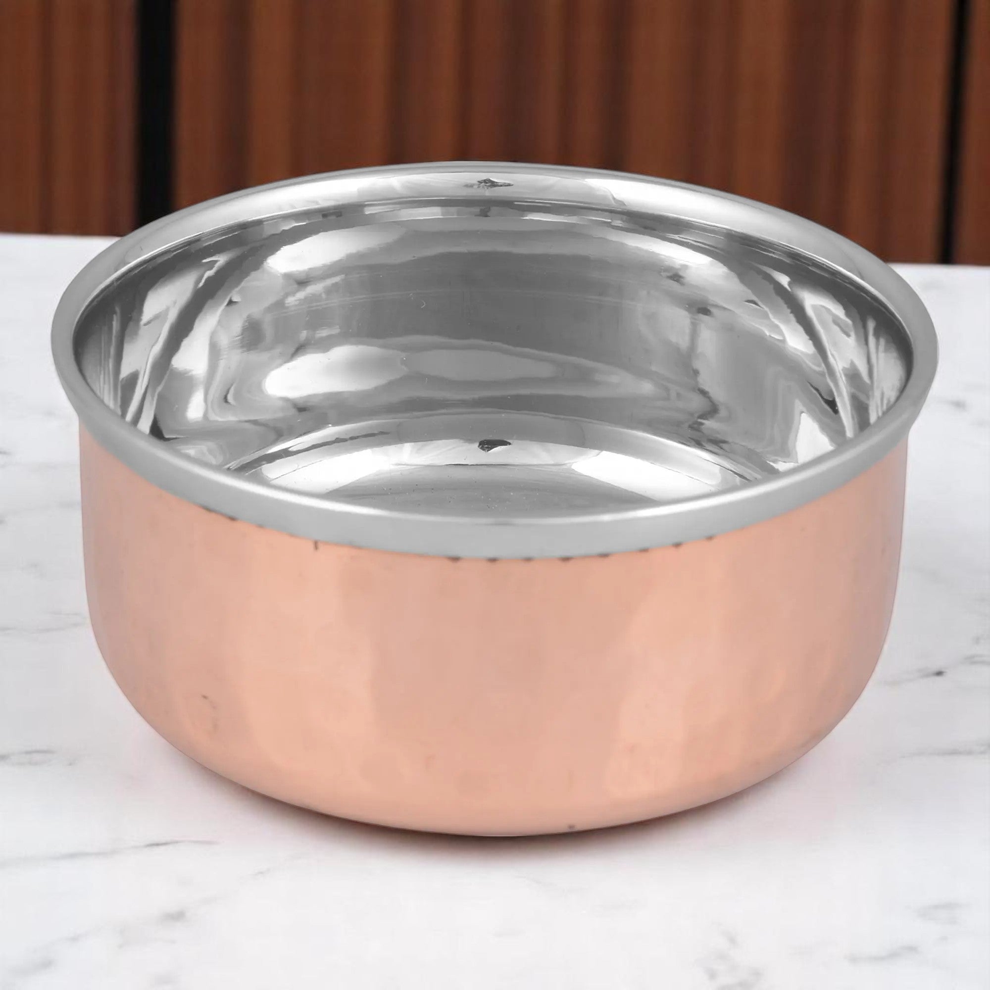 Crockery Wala And Company Steel Copper Bowls for Dining - CROCKERY WALA AND COMPANY
