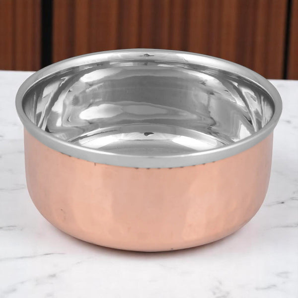 Crockery Wala And Company Steel Copper Bowls for Dining - CROCKERY WALA AND COMPANY