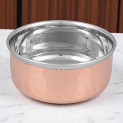 Crockery Wala And Company Steel Copper Bowls for Dining - CROCKERY WALA AND COMPANY