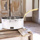 Crockery Wala & Company Silver Stainless Steel Fry Pan