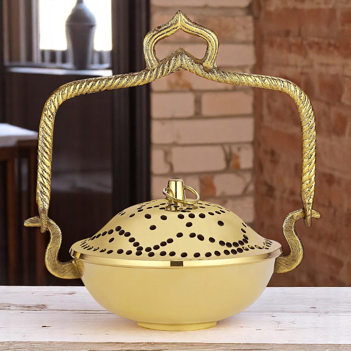 Brass Loop Dan Stylish Decorative Accessory for Home CROCKERY WALA AND COMPANY