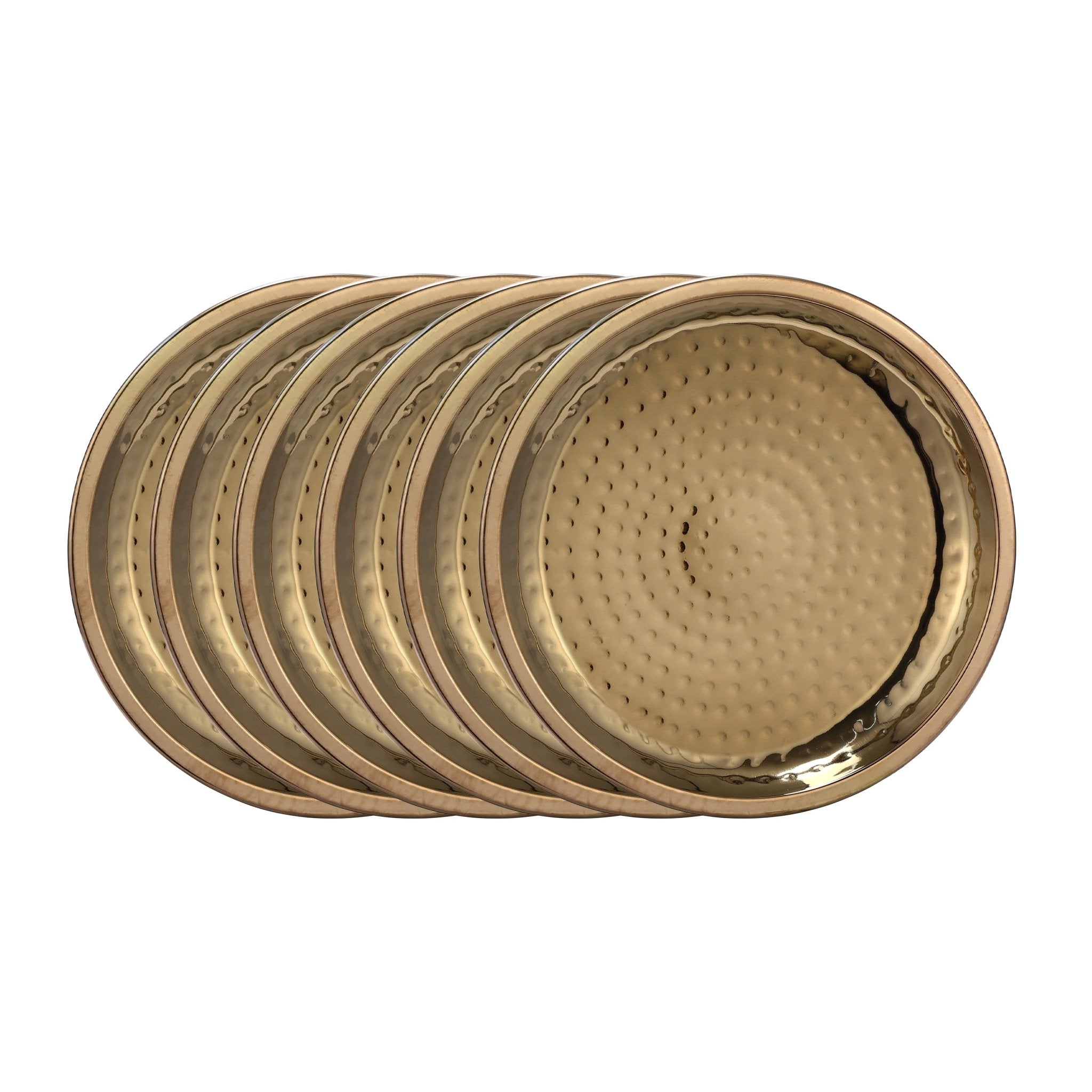 Premium 51 - Piece Stainless Steel PVD Rose Gold Dinner Set - CROCKERY WALA AND COMPANY