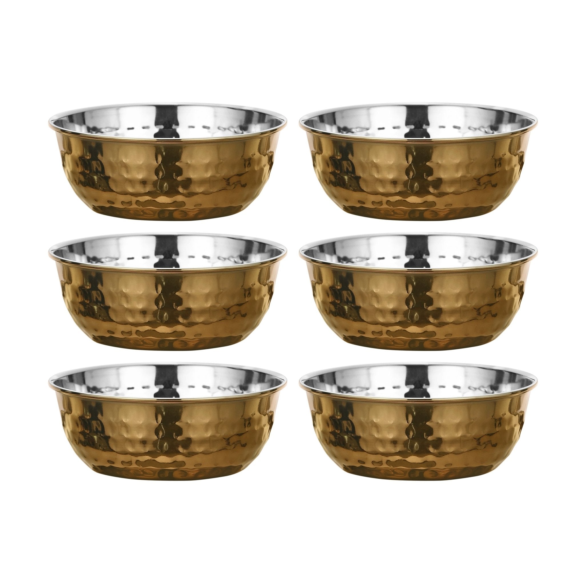 Premium 51 - Piece Stainless Steel PVD Rose Gold Dinner Set - CROCKERY WALA AND COMPANY