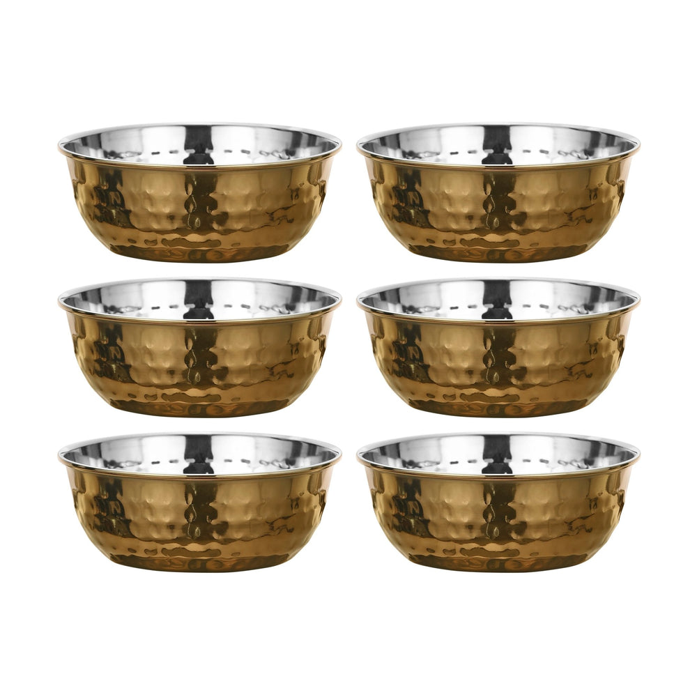 Premium 51 - Piece Stainless Steel PVD Rose Gold Dinner Set - CROCKERY WALA AND COMPANY