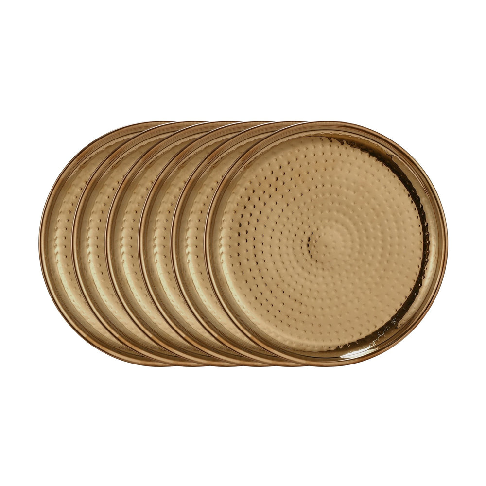 Premium 51 - Piece Stainless Steel PVD Rose Gold Dinner Set - CROCKERY WALA AND COMPANY