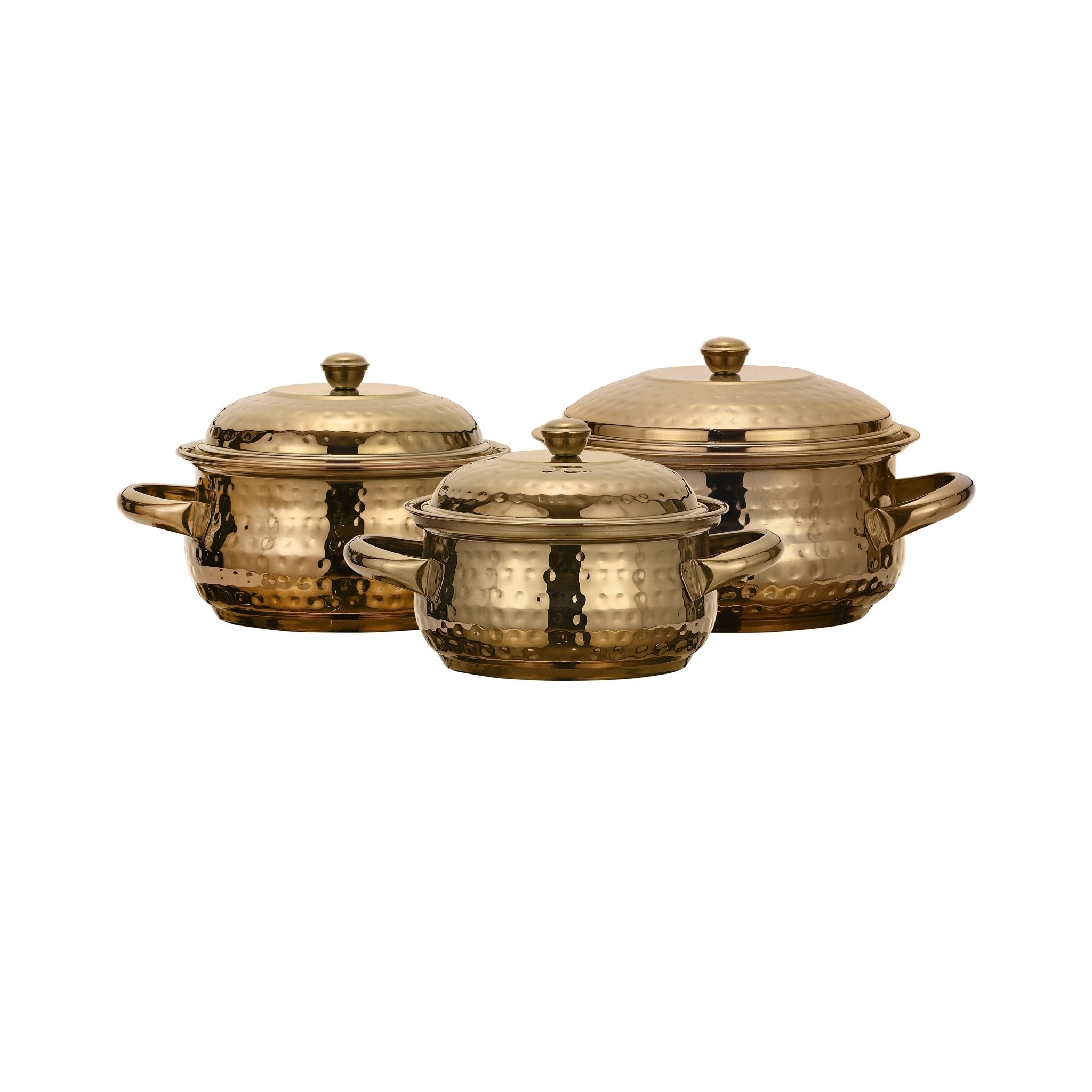 Premium 51 - Piece Stainless Steel PVD Rose Gold Dinner Set - CROCKERY WALA AND COMPANY