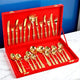Pure Brass Cutlery Set For Gifting & Dining 26 Pcs Set