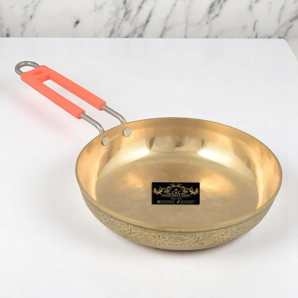 Pure Brass Egg Omelet Frypan For Cooking And Serving - CROCKERY WALA AND COMPANY