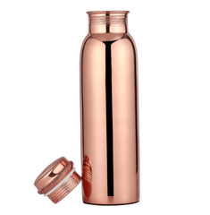 Pure Copper Bottle (Vintage Shine) 1L - CROCKERY WALA AND COMPANY