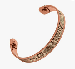 Pure Copper & Brass Healing Cuff Bracelet D4 - CROCKERY WALA AND COMPANY