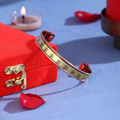 Pure Copper & Brass Healing Cuff Bracelet D5 - CROCKERY WALA AND COMPANY