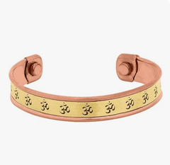 Pure Copper & Brass Healing Cuff Bracelet D5 - CROCKERY WALA AND COMPANY